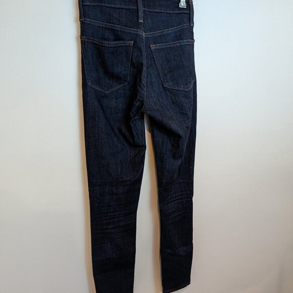 J. Crew Dark Wash High Rise Skinny Jeans, Sz 25 - Picture 3 of 6